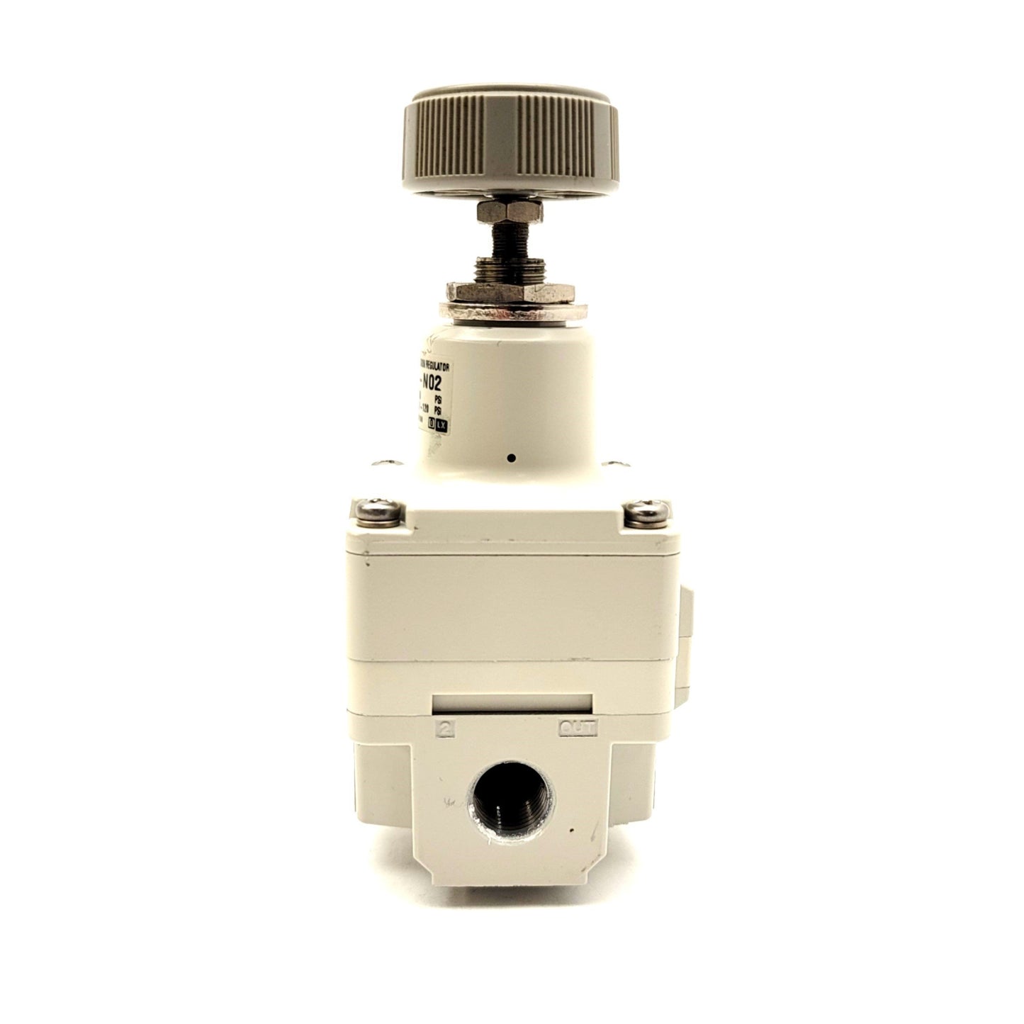 Used SMC IR2020-N02 Precision Pneumatic Regulator, 1.4 To 120PSI, 1/4"NPT