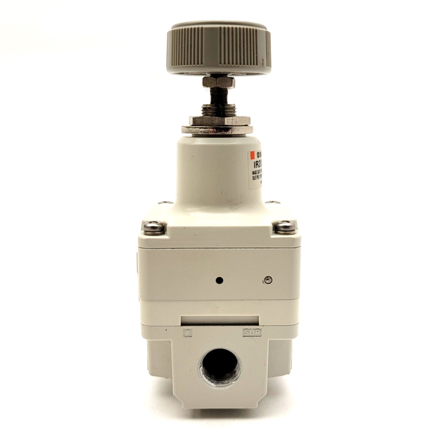 Used SMC IR2020-N02 Precision Pneumatic Regulator, 1.4 To 120PSI, 1/4"NPT