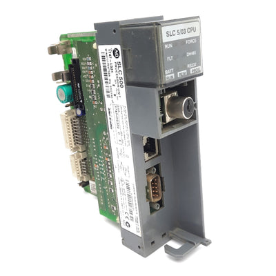 Used Allen Bradley 1747-L531 Ser D SLC 500 CPU Processor Module, 5-24VDC, 8K, RS-232