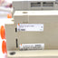 Used SMC SS5V2-W10CD-02B Manifold With 2x SMC SV2200-5FU Double Solenoid Valve 5-Port