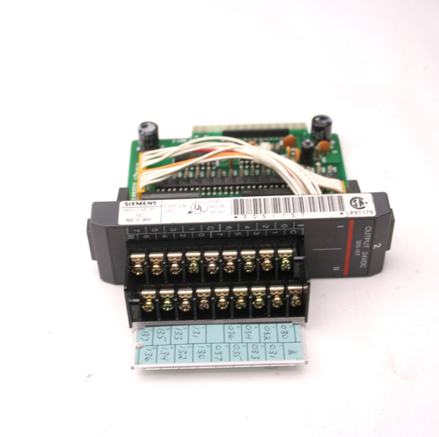 Used Siemens Simatic TI305-15T Output Module, 5-28VDC, 0.5A, Class 2, Output: 24VDC