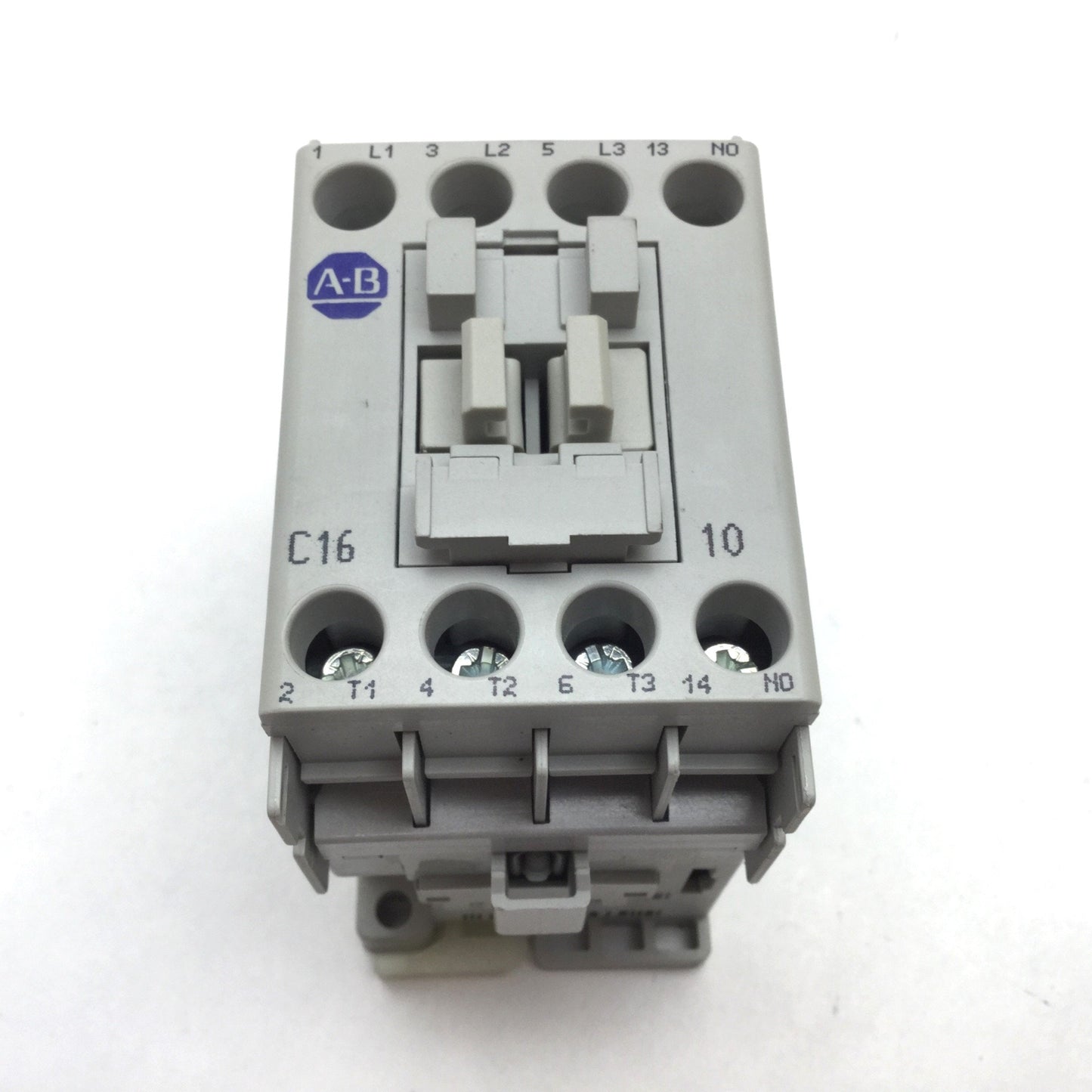 Used Allen Bradley 100-C16*10 Contactor, 3-Pole W/ N/O Aux, Coil: 230VAC, 600VAC 30A