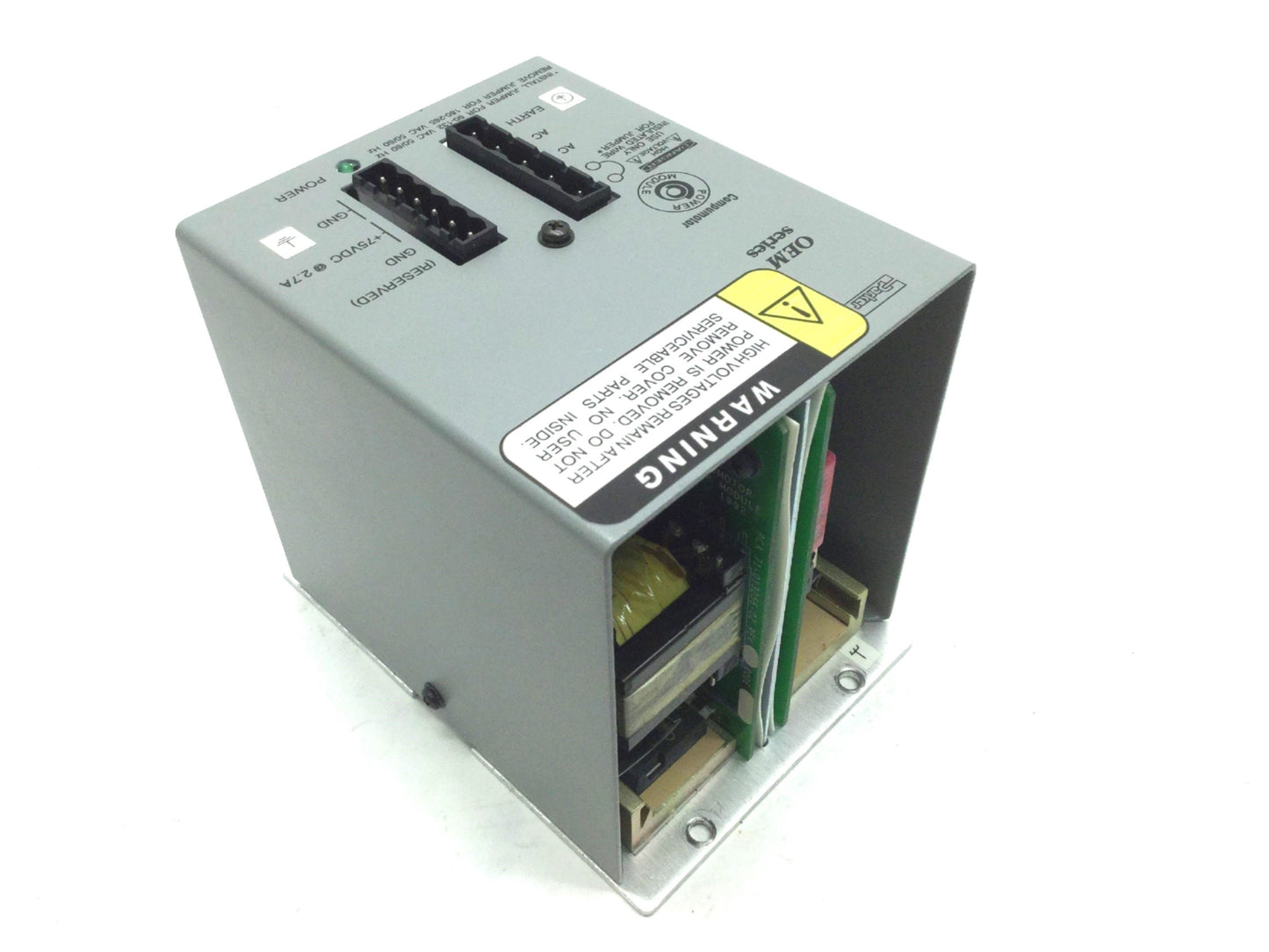 Used Parker Compumotor Power Module, In: 90-132/180-265VAC, Out: 75VDC OEM300