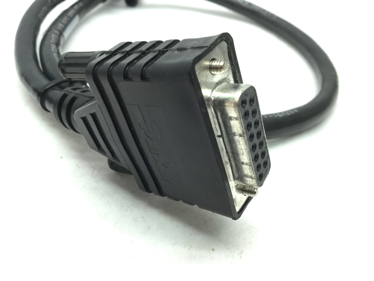 Used Parker VM15-PF Molex 15-Pin Breakout Module Din Rail Mount w/ 2' Cable