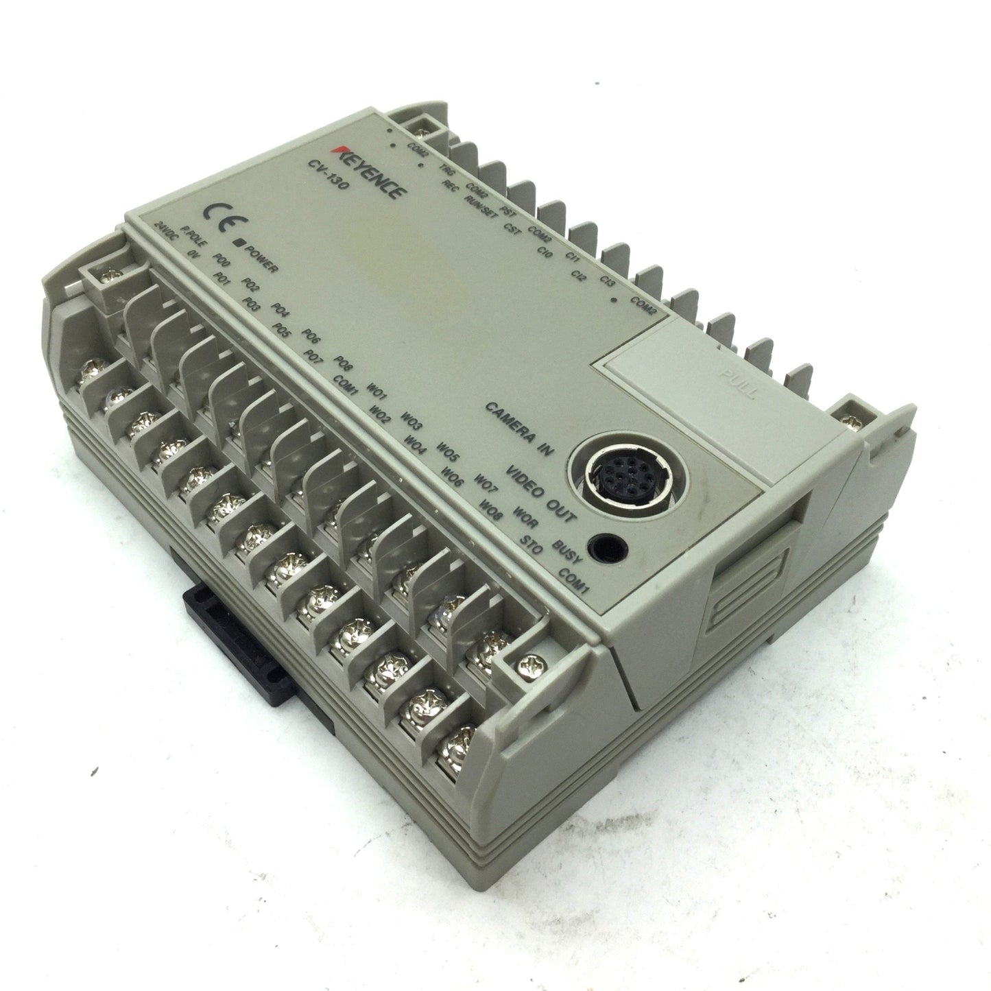 Used Keyence Compact Industrial Machine Vision System Camera Controller 24VDC CV-130