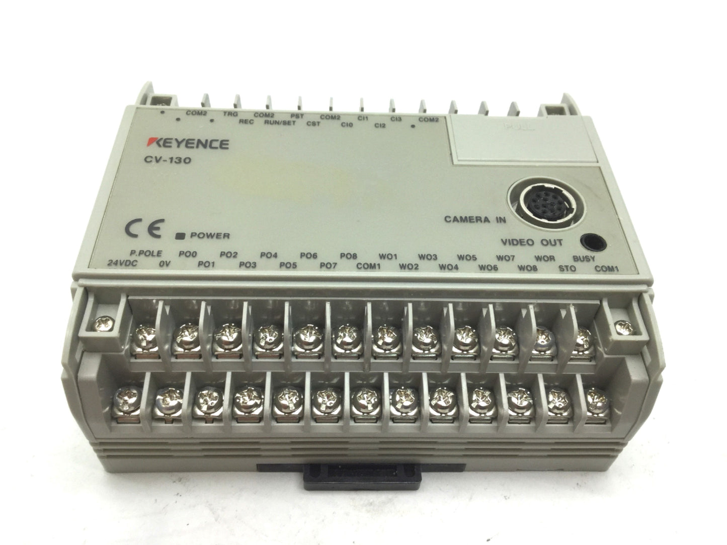 Used Keyence Compact Industrial Machine Vision System Camera Controller 24VDC CV-130