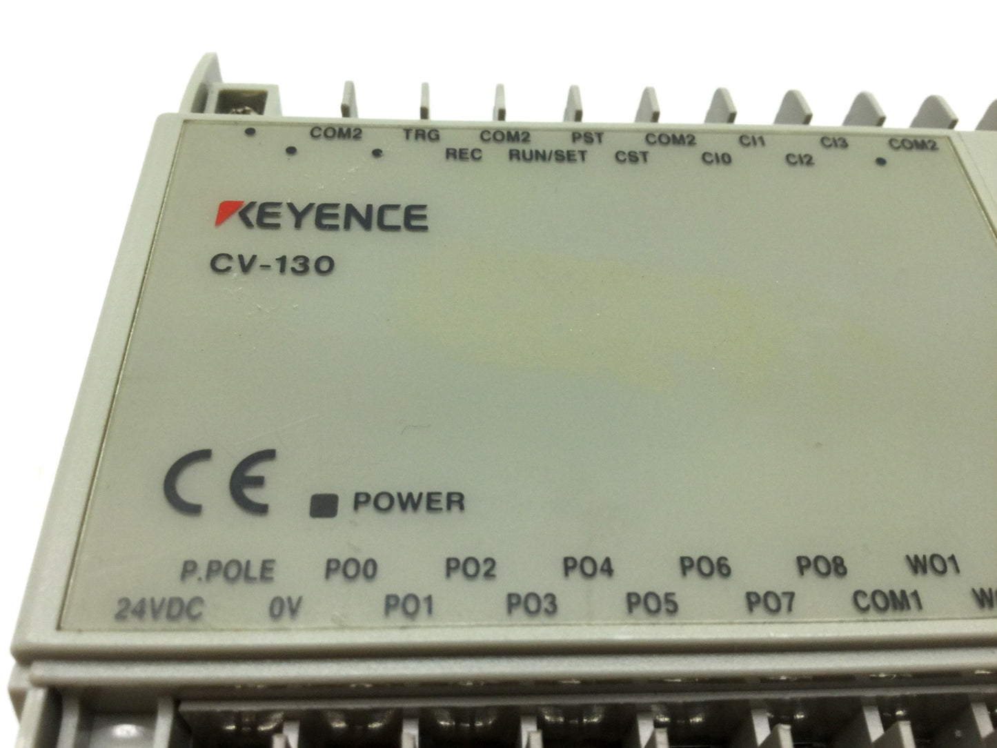 Used Keyence Compact Industrial Machine Vision System Camera Controller 24VDC CV-130