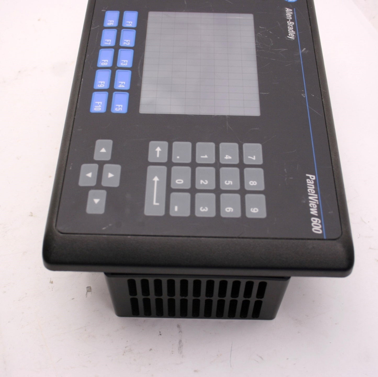 Used Allen Bradley 2711-B6C2 PanelView 600, Series B, Rev D, *Scratches No Backlight*
