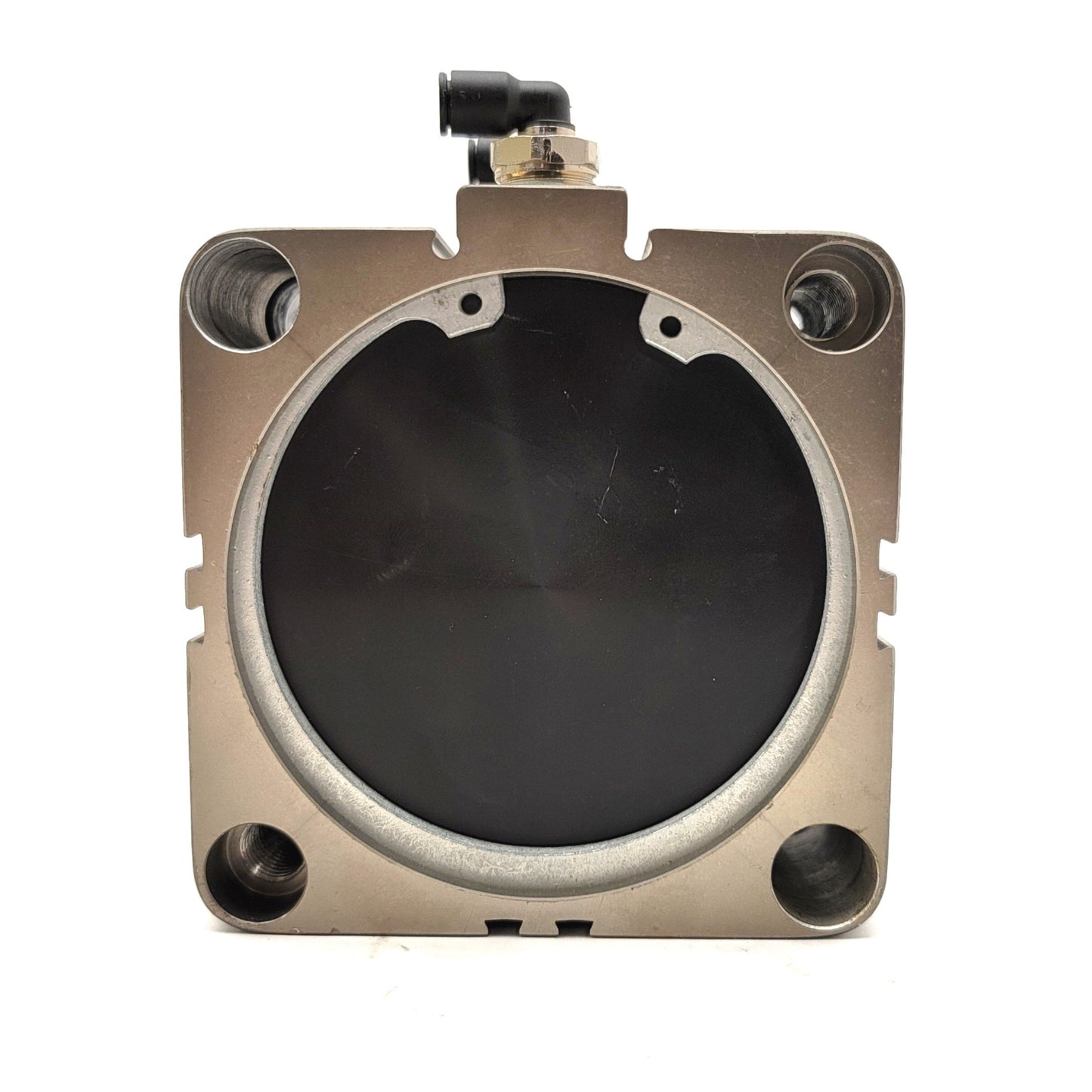 Used Fabco GTND-100-030 Double Acting Cylinder Bore: 100mm Stroke: 30mm Shaft: 30mm