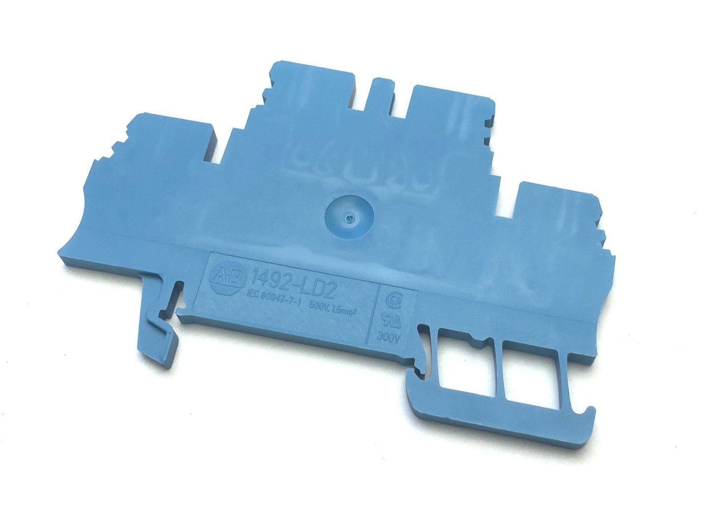 New – Open box Lot of 25 Allen Bradley 1492-LD2-B Feed-Through Blue Terminal Blocks, 600V 10A