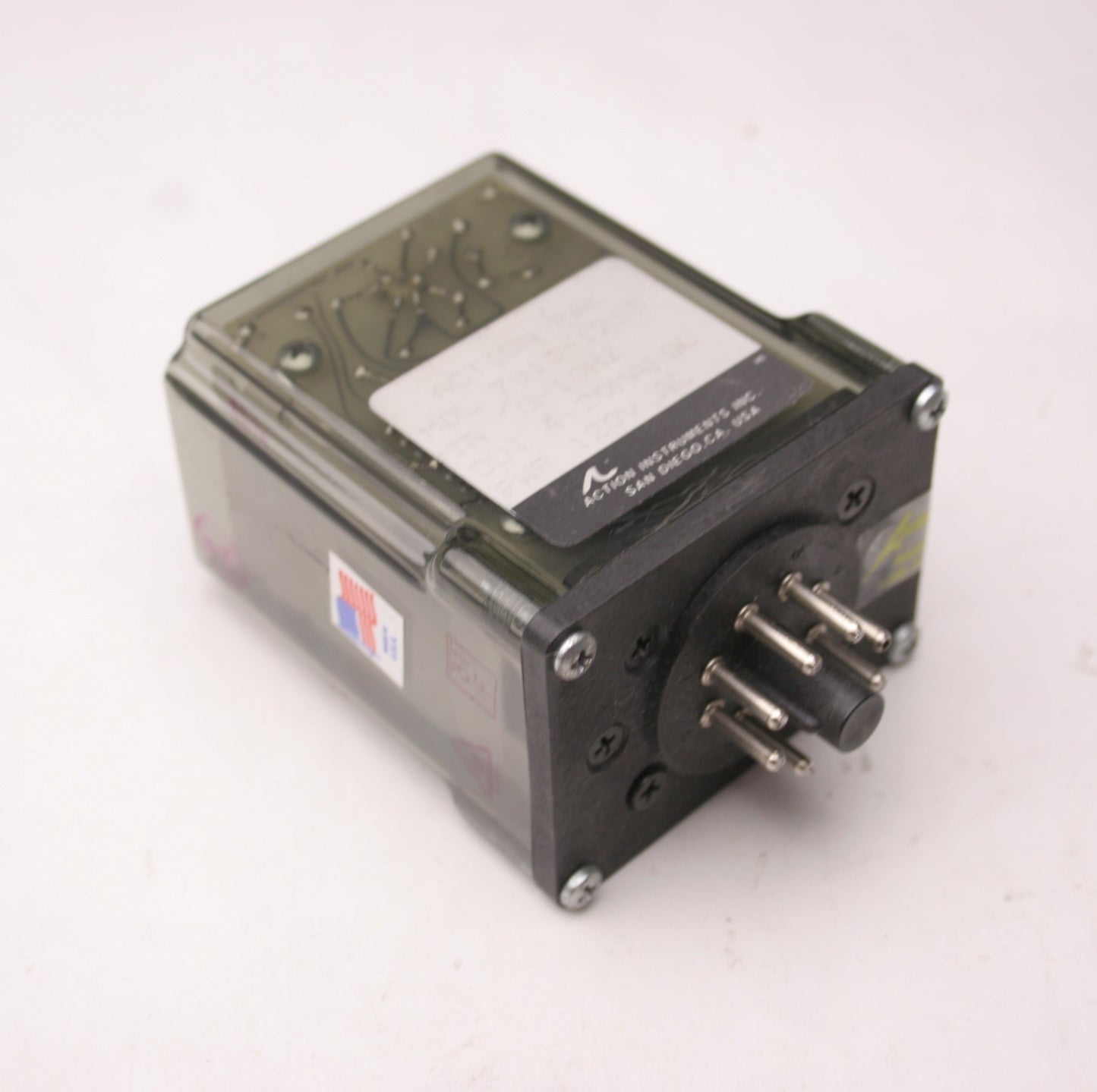 Used Action Instruments 7010-1213 Signal Conditioner Relay, In: 0-10Hz, Out: 4-20mA