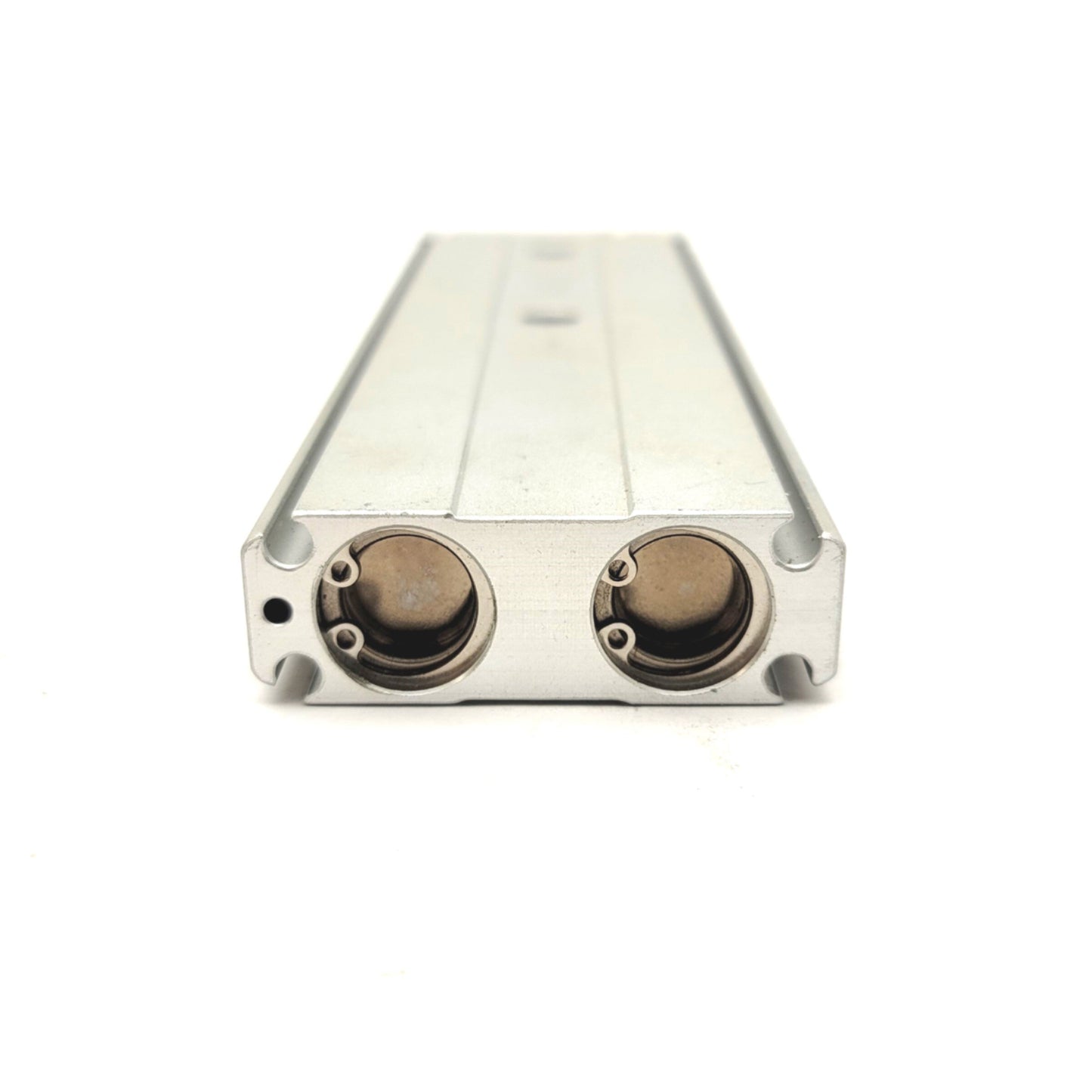 Used SMC CXSJM15-100 Compact Dual Rod Cylinder Bore: 15mm, Stroke: 100mm, Ports: M5