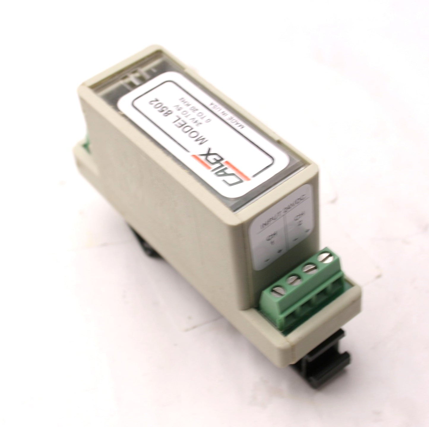 Used Calex 8502 Two Channel Converter, Input 24VDC, 0-20KHz, Din Rail Mount