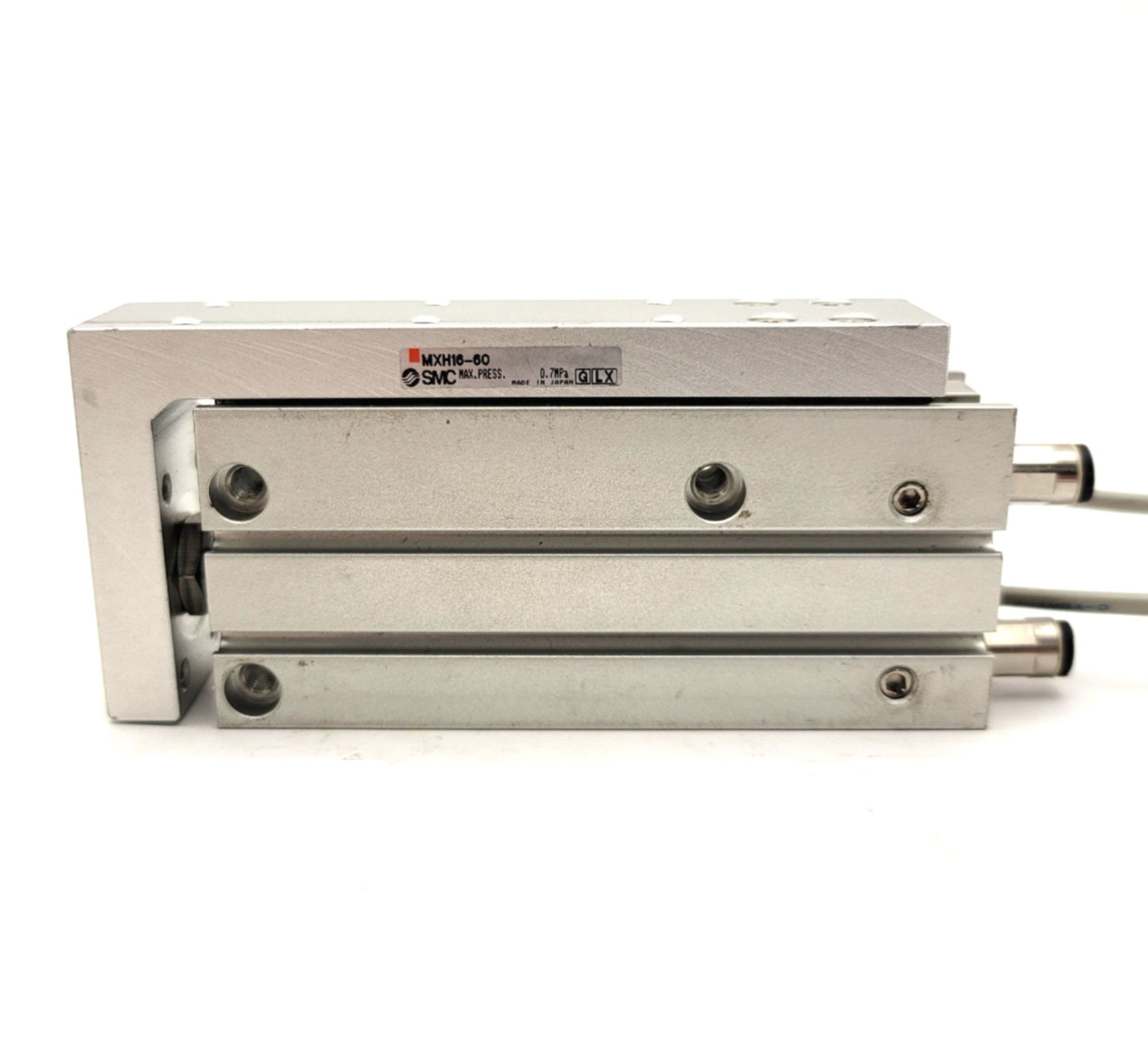 Used SMC MXH16-60 High Rigidity Guide Cylinder With D-M9P Auto Switches Stroke: 60mm