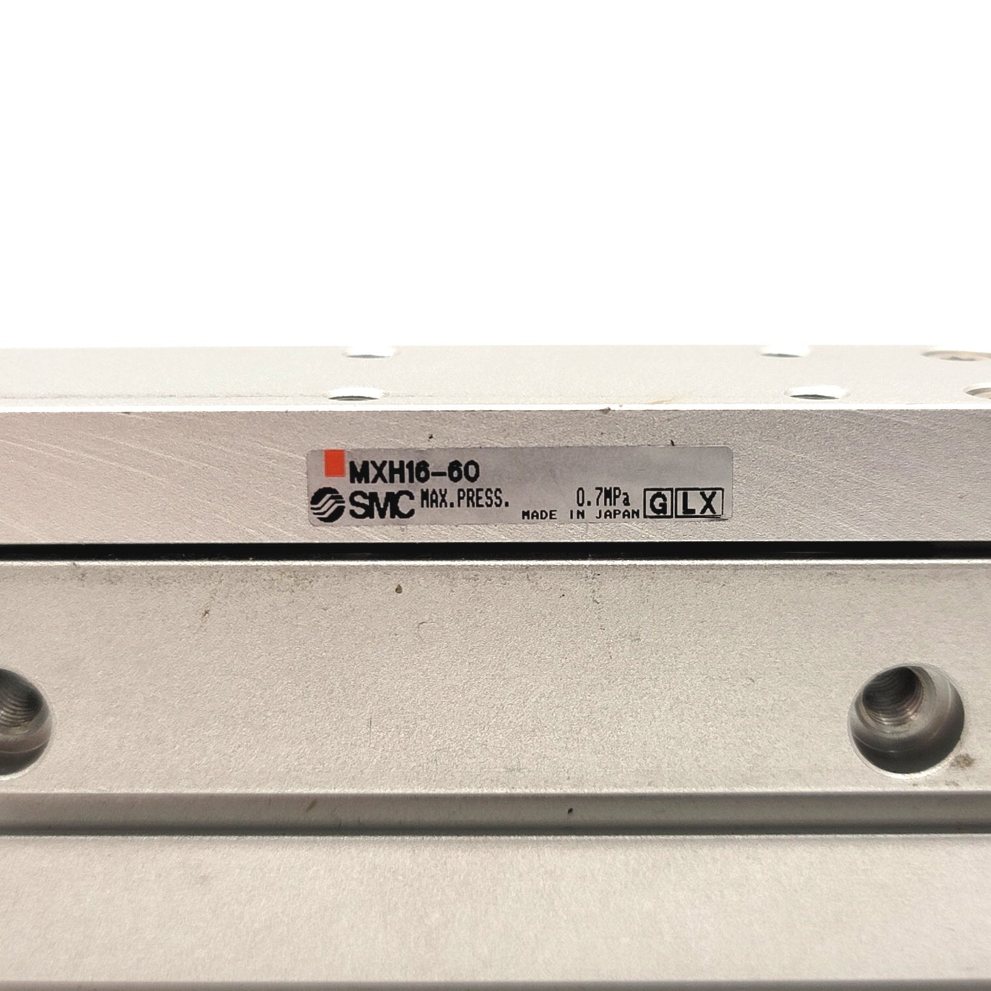 Used SMC MXH16-60 High Rigidity Guide Cylinder With D-M9P Auto Switches Stroke: 60mm