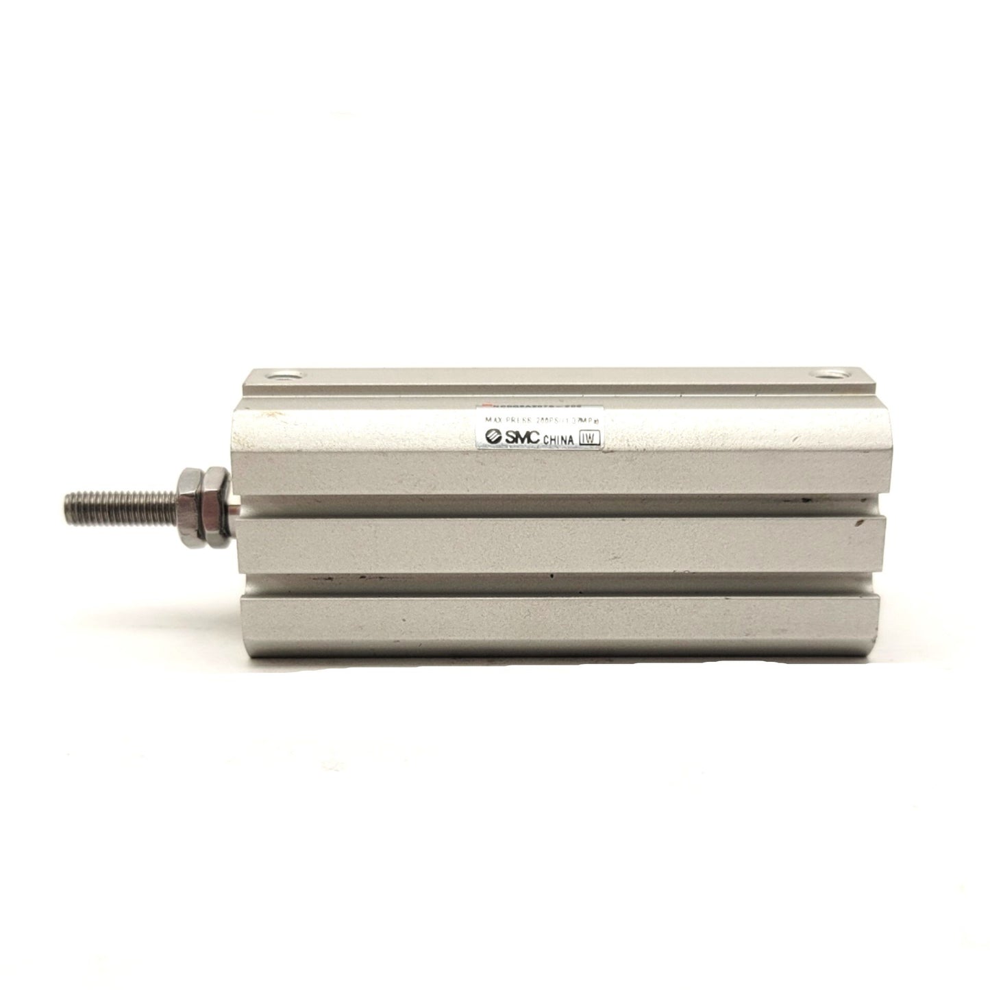 Used SMC NCDQ8AZ075-200 Compact Double Acting Cylinder Bore: 3/4" Stroke: 2"