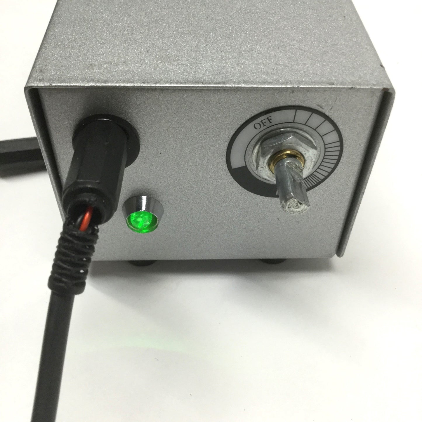 Used LED Microscope Ring Light Adjustable Power Supply 24VDC (18-25.5VDC) 5.5mm Jack