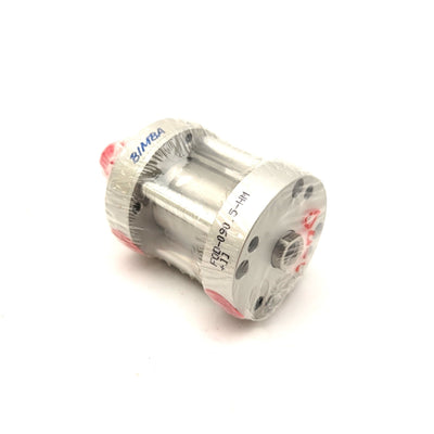 New BIMBA FOD-090.5HM FLAT-1 Double Acting Double End Hollow Rod Cylinder 1/8"NPT