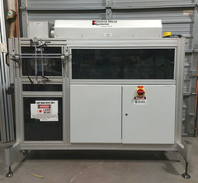 Used Control Micro Systems 5025C COý LASER Marking System, 100ýmm Write, 30W, 120VAC
