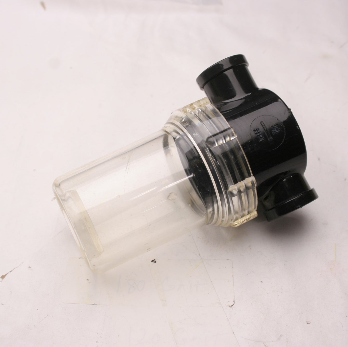 Used PIAB PPSF.5-X35 Filter Housing for Vacuum Pumps, 1/2" NPT, 31.8 SCFM