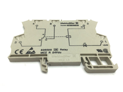Used Weidmuller 8790520000 MCZ R 24VDC Relay Module 6A