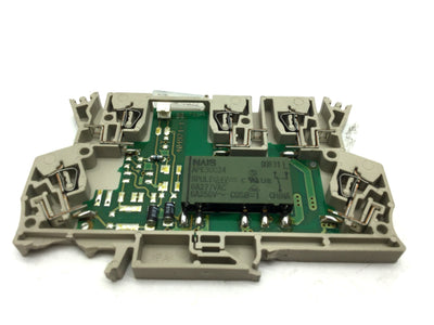 Used Weidmuller 8790520000 MCZ R 24VDC Relay Module 6A *Broken Din Rail Mount