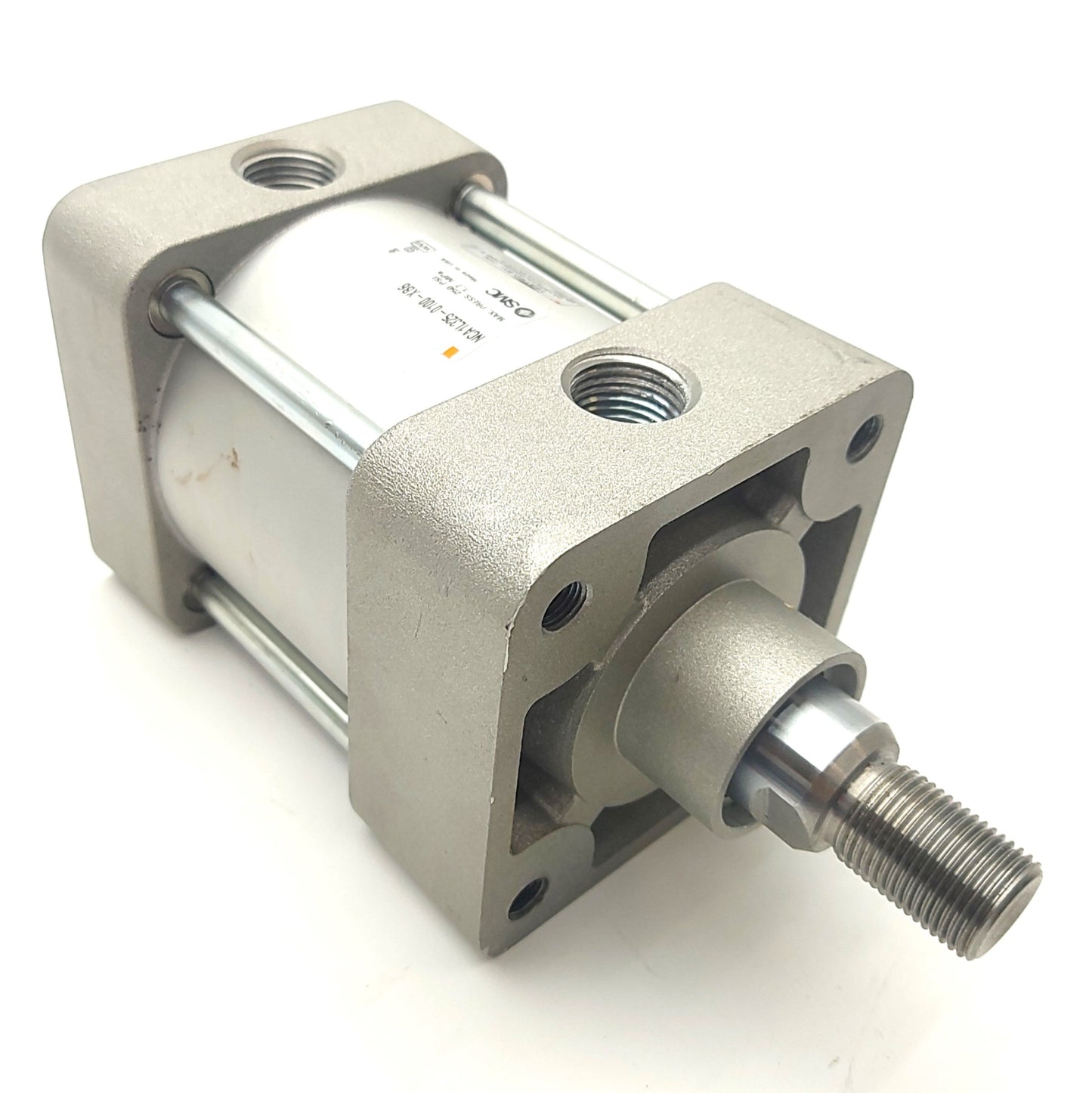 Used SMC NCDA1L325-0100-XB6 Pneumatic Cylinder, 1" Stroke, 3.25" Bore, ⅜"NPT, 250PSI