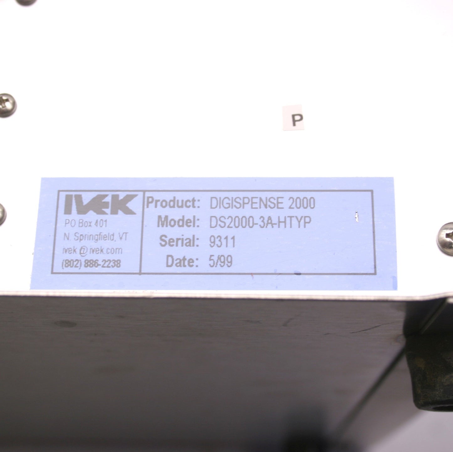 Used Ivek Digispense-2000 DS2000-3A-HTYP Digital Liquid Dispenser, 120VAC, With Cord
