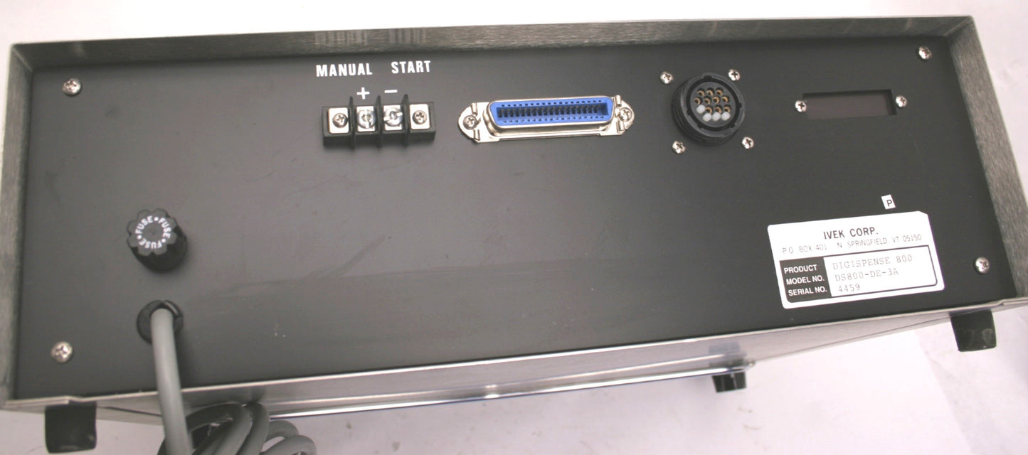 Used Ivek Digispense 800 DS800-DE-3A Controller Module 24V Linear Rate Up to 1200RPM