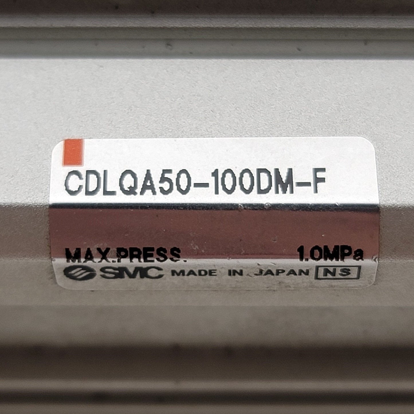 Used SMC CDLQA50-100DM-F Double Acting Compact Cylinder W/Lock & Switch Stroke: 100mm
