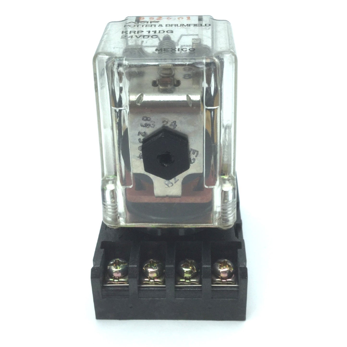 Used Potter and Brumfield KRP-11DG-24 Relay with ACI 115903 Relay Socket Base