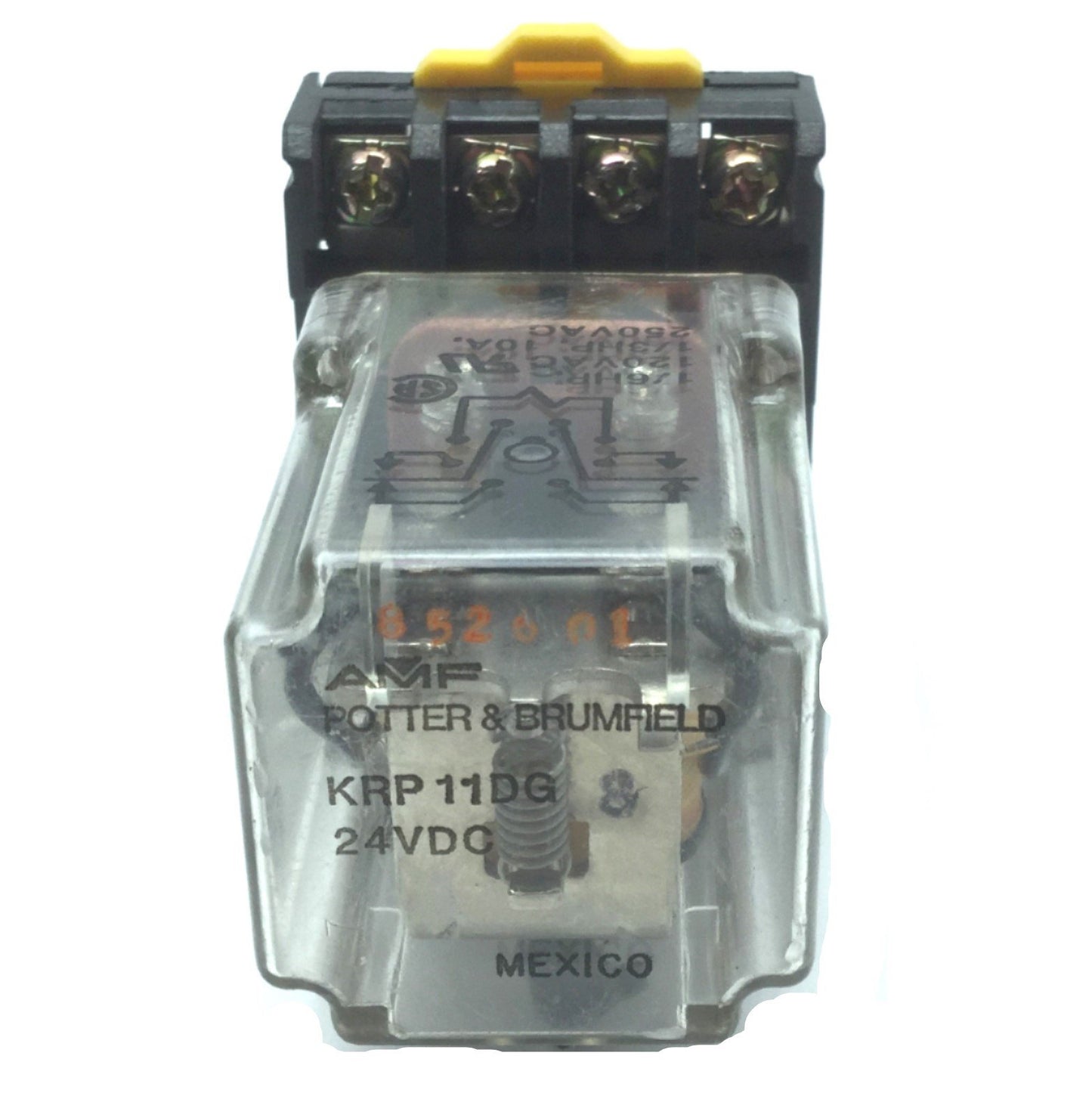 Used Potter and Brumfield KRP-11DG-24 Relay with ACI 115903 Relay Socket Base