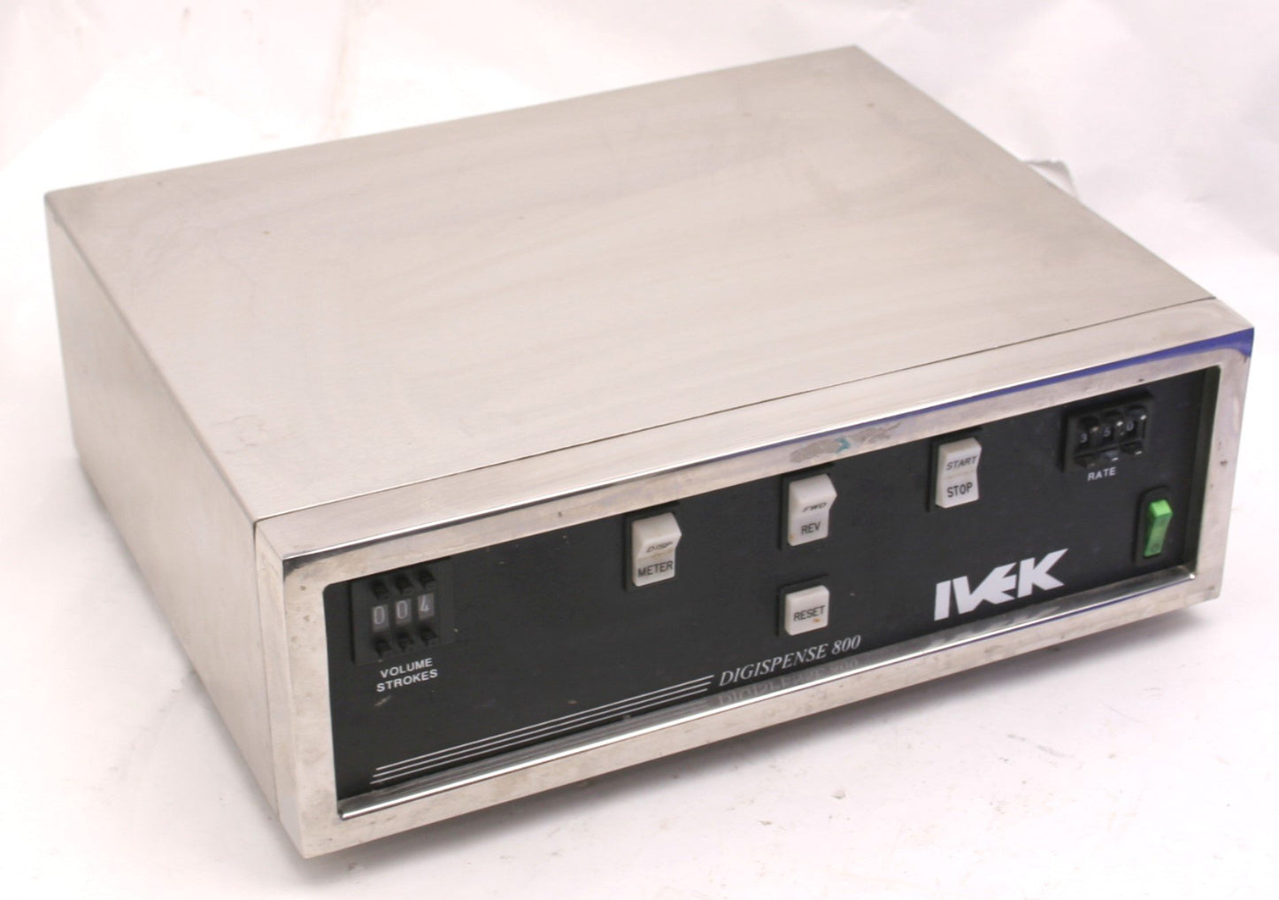 Used Ivek Digispense 800 DS800-DE-MICRO-3A Controller Module, 120VAC, Up To 1200 RPM