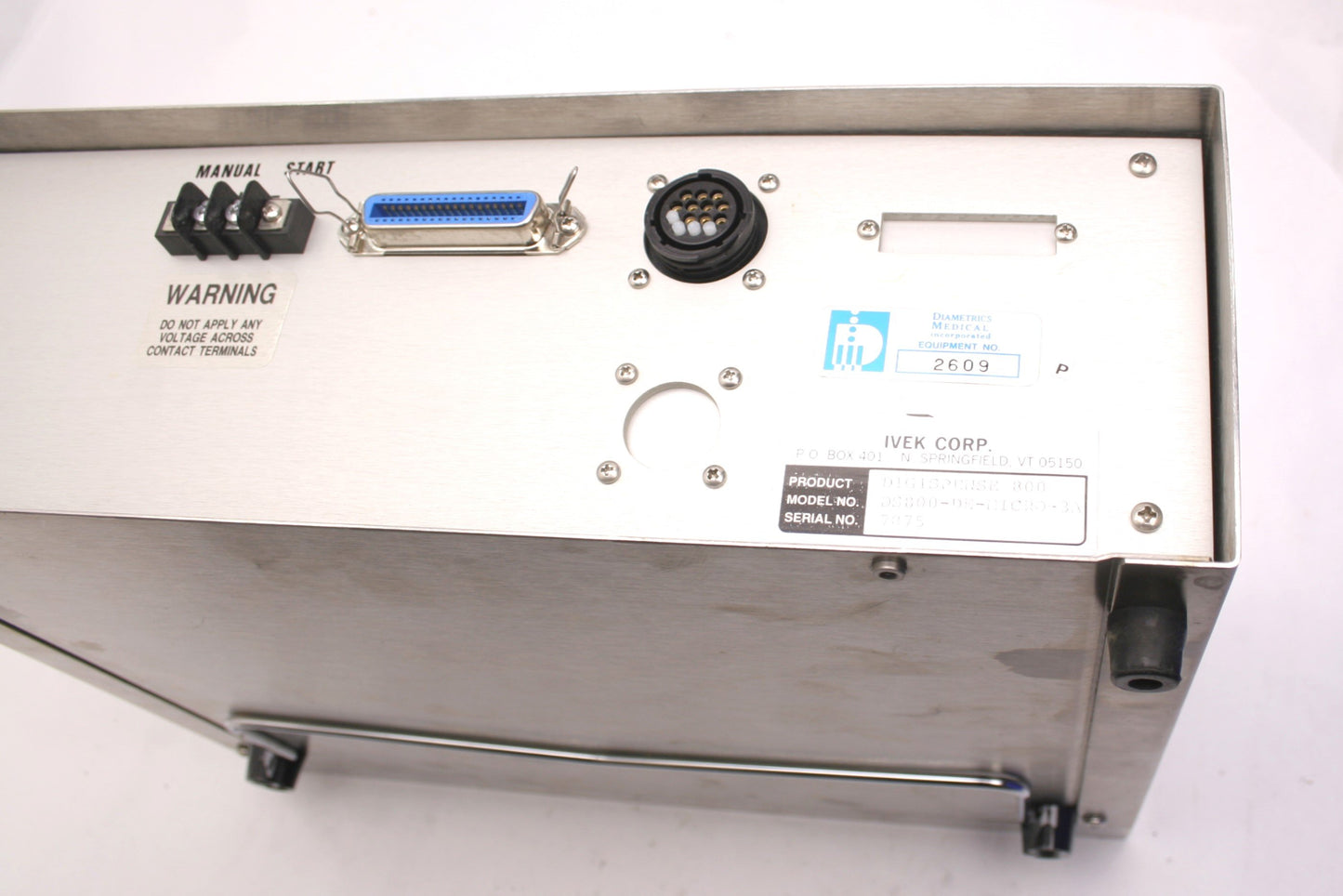 Used Ivek Digispense 800 DS800-DE-MICRO-3A Controller Module, 120VAC, Up To 1200 RPM