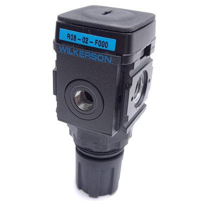 Used Wilkerson R08-02-F000 Pneumatic Regulator, 300psi Inlet, 0-125psi Out, 1/4" NPT