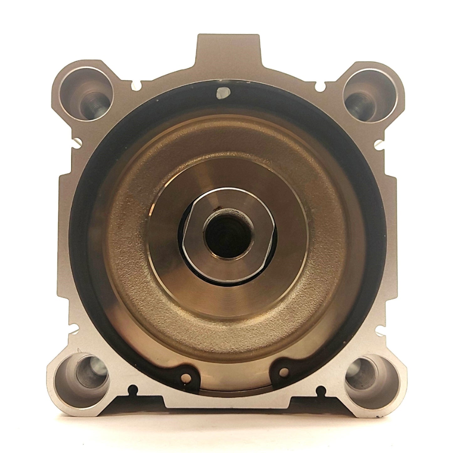 Used SMC NCQ2B125-75DCZ Pneumatic Cylinder, 75mm Stroke, 125mm Bore, 3/8"Rc, 145PSI