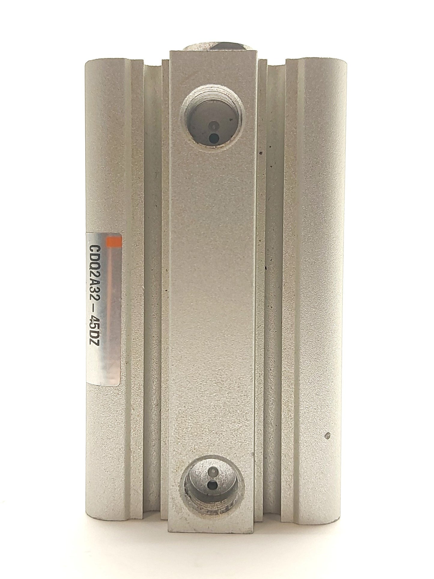 Used SMC CDQ2A32-45DZ Pneumatic Cylinder, 45mm Stroke, 32mm Bore, 1/8"Rc, 145PSI