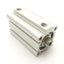 Used SMC CDQ2A32-45DZ Pneumatic Cylinder, 45mm Stroke, 32mm Bore, 1/8"Rc, 145PSI