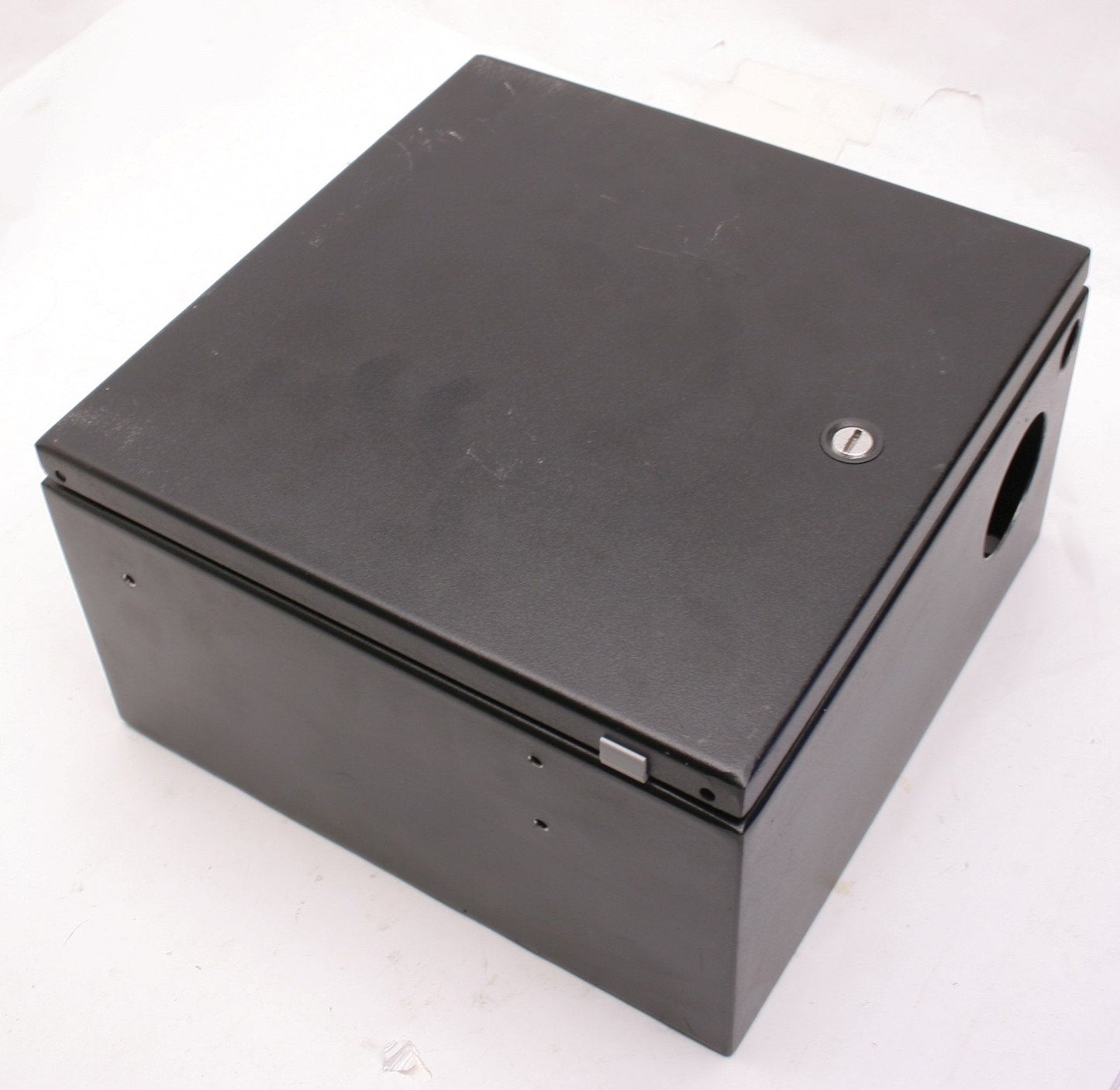 Used Hoffman CSD12126/SPL Electrical Enclosure Cabinet Panel Box 12" x 12" x 6" Holes