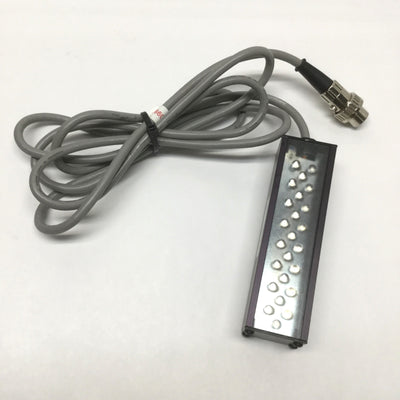 Used Advanced Illumination AL4424 4" Broad Area Linear Array Red LED 660nm 24VDC