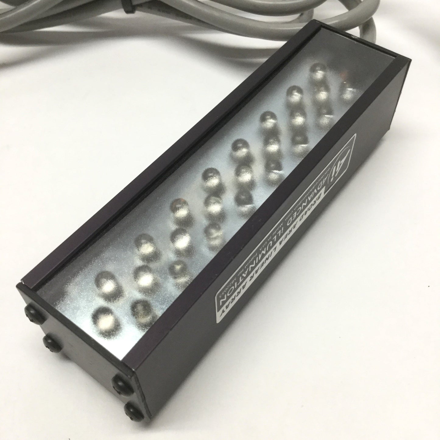 Used Advanced Illumination AL4424 4" Broad Area Linear Array Red LED 660nm 24VDC