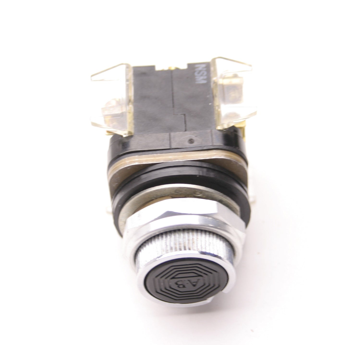 Used Allen Bradley 800T-KB Ser T Momentary Push Button, With 2x 800T-XA Contacts