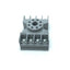 Used Lot of 3 Potter and Brumfield 27E122 Relay Sockets, 8-Pin Panel Mount, 300V, 10A