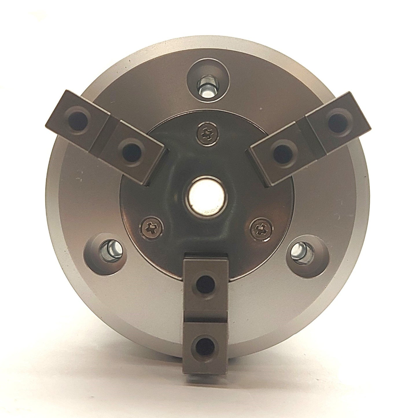 New – Open box SMC MHSH3-32D 3-Finger Pneumatic Gripper, 8mm Stroke, 32mm Bore, 62N, .1-.6MPa