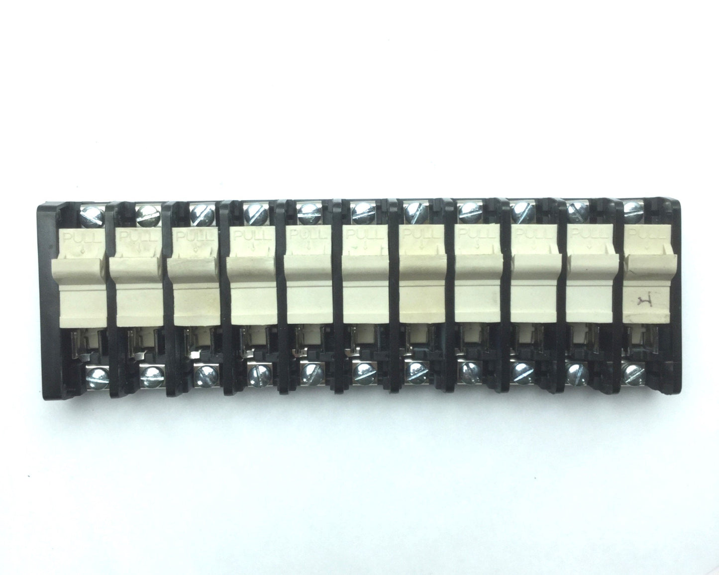 Used Lot Of 11 Buchanan Fuse Blocks For Types 361, 362, 368, 600V, 30A & Switch Block
