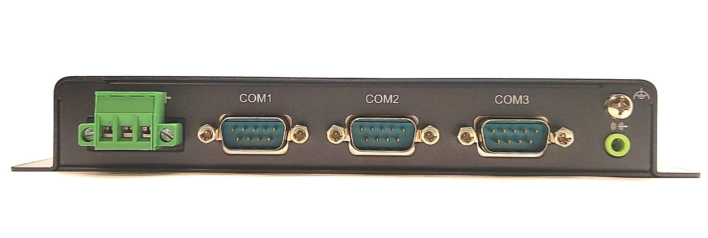 Used NEXCOM NISE50B-4G-32G Fanless Computer Intel Atom 1.46GHz 4GB RAM Windows 10 24V