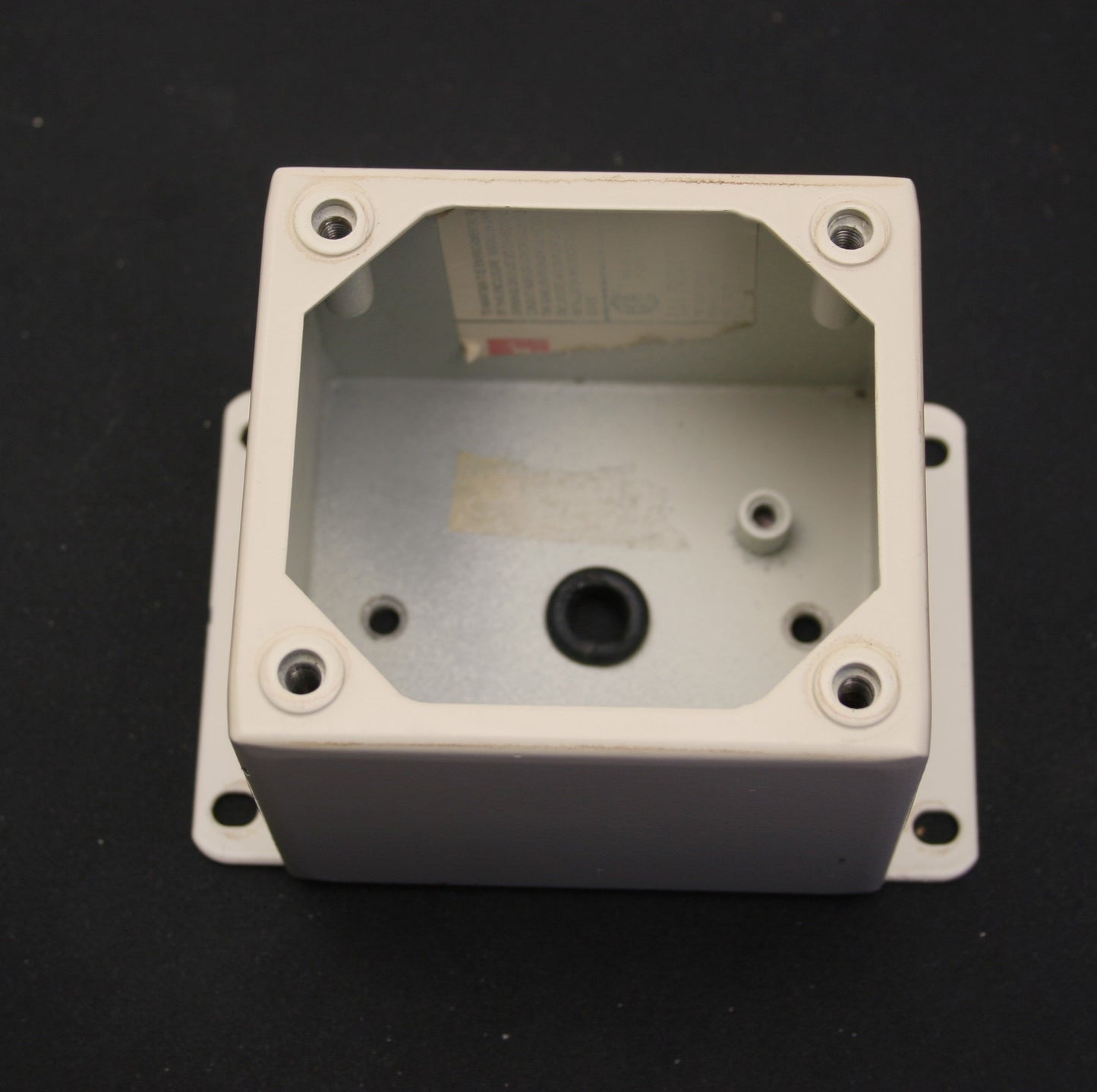 Used Hoffman E-1PB Push-Button Enclosure 3.5"x 3.25" x 2.75" NEMA 12, 13, *Painted*