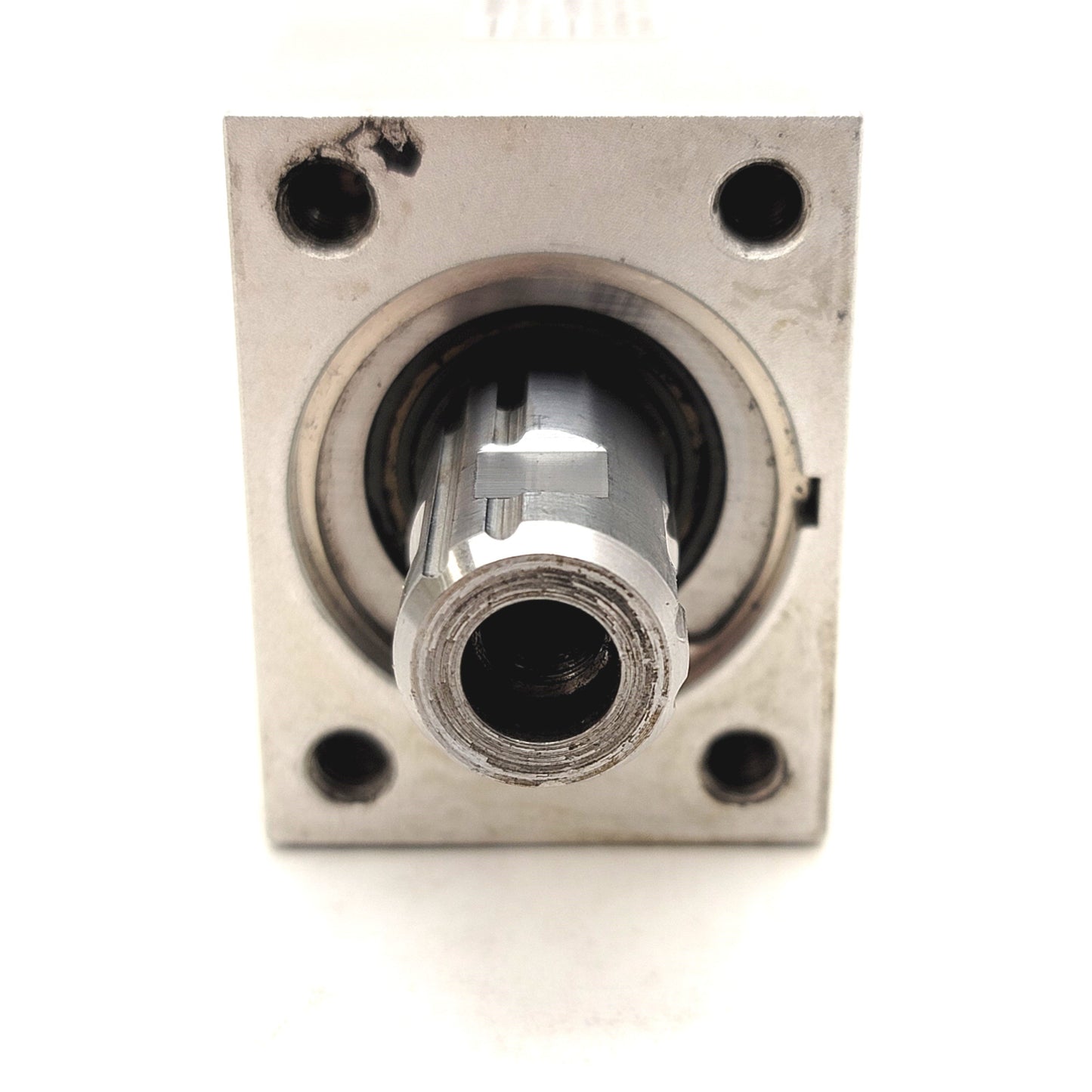 Used SMC MTS32-150M Precision Non Rotating Spline Cylinder Stroke: 150mm, Bore: 32mm
