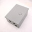 Used Hoffman A-8N64 Electrical Enclosure, 8" x 6" x 4", Steel, *Holes Added*