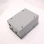 Used Hoffman A-8N64 Electrical Enclosure, 8" x 6" x 4", Steel, *Holes Added*